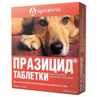 АПИЦЕННА ПРАЗИЦИД Д/СОБАК 500МГ. №6 ТАБ. (ВЕТ.) [APICENNA]