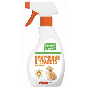 АПИЦЕННА УМНЫЙ СПРЕЙ Д/КОШЕК ПРИУЧЕНИЕ К ТУАЛЕТУ 200МЛ. (ВЕТ.) [APICENNA]