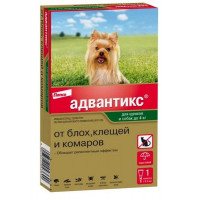 АДВАНТЕЙДЖ КАПЛИ ОТ БЛОХ Д/СОБАК ДО 4КГ. №4 (ВЕТ.)