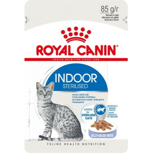 РОЯЛ КАНИН Д/КОШЕК ИНДОР 7+ В ЖЕЛЕ 85Г. ПАУЧ (ВЕТ.) [R.C. ROYAL CANIN]