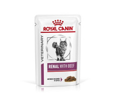 РОЯЛ КАНИН Д/КОШЕК РЕНАЛ ФЕЛИН ГОВЯДИНА СОУС 85Г. (ВЕТ.) [R.C. ROYAL CANIN]
