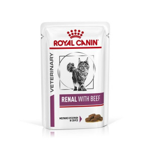 РОЯЛ КАНИН Д/КОШЕК РЕНАЛ ФЕЛИН ГОВЯДИНА СОУС 85Г. (ВЕТ.) [R.C. ROYAL CANIN]