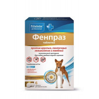 ПЧЕЛОДАР ПРОФ. ФЕНПРАЗ Д/СРЕДНИХ ПОРОД СОБАК И ЩЕНКОВ №6 ТАБ. (ВЕТ.)