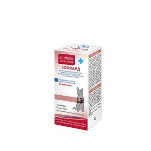 ПЧЕЛОДАР ПРОФ. ЗООКАРД Д/СРЕДНИХ СОБАК №20 ТАБ. (ВЕТ.) ПЧЕЛОДАР ПРОФ. ЗООКАРД Д/СРЕДНИХ СОБАК №20 ТАБ. (ВЕТ.)