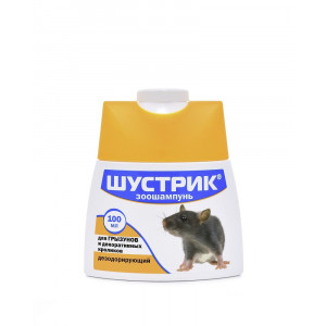ЗООШАМПУНЬ Д/ГРЫЗУНОВ ШУСТРИК ДЕЗОД. 100МЛ. (ВЕТ.)