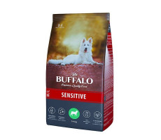 МР.БАФФАЛО SENSITIVE M/L КОРМ СУХ. Д/СОБАК СРЕДН. И КРУПН. ПОРОД ЯГНЕНОК 14КГ. (ВЕТ.) [MR.BUFFALO]