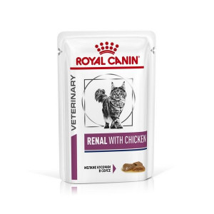 РОЯЛ КАНИН Д/КОШЕК РЕНАЛ ФЕЛИН КУРИЦА СОУС 85Г. (ВЕТ.) [R.C. ROYAL CANIN]