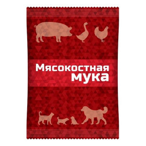 МУКА МЯСОКОСТНАЯ Д/КОРМЛЕН. СВИНЕЙ,ПТИЦЫ 600Г. (ВЕТ.)