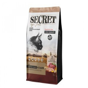 СЕКРЕТ ЛАЙФ ФОРС КОРМ Д/КОШЕК ЯГНЕНОК 10КГ. (ВЕТ.) [SECRET LIFE FORCE]