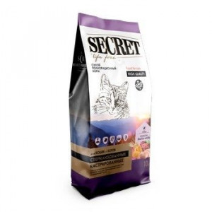 СЕКРЕТ ЛАЙФ ФОРС КОРМ Д/СТЕРИЛ.КОШЕК И КАСТРИР.КОТОВ ЯГНЕНОК 10КГ. (ВЕТ.) [SECRET LIFE FORCE]