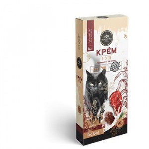 СЕКРЕТ ФО ПЕТС ЛАКОМСТВО Д/КОШЕК КРЕМ-СУП ИЗ ГОВЯДИНЫ С ПЕЧЕНЬЮ 90Г. /АРТ.МТ003/ (ВЕТ.) [SECRET FOR PETS]