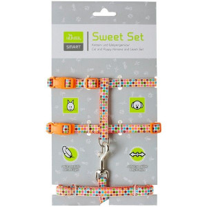 ХАНТЕР СМАРТ ШЛЕЙКА Д/КОШЕК И СОБАК SEVENTIES НЕЙЛОН ОРАНЖ. (ВЕТ.) [HUNTER]