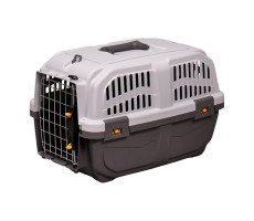 МАЙ ПЕТС СОЛЮШНС ПЕРЕНОСКА СКУДО 1 МЕТ. ДВЕРЦА+ЗАМОК СЕР. 48Х31,5Х31 (ВЕТ.) [MPS MY PETS SOLUTIONS]