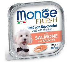 МОНЖЕ ДОГ FRESH ВЛАЖН.КОРМ Д/СОБАК ЛОСОСЬ 100Г. (ВЕТ.) [MONGE DOG]