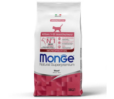 МОНЖЕ КЭТ SPECIALITY LINE MONOPROTEIN КОРМ СУХ. Д/КОТЯТ,БЕРЕМ.КОШЕК ГОВЯДИНА 400Г. (ВЕТ.) [MONGE CAT]