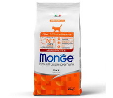 МОНЖЕ КЭТ SPECIALITY LINE MONOPROTEIN КОРМ СУХ. Д/КОТЯТ,БЕРЕМ.КОШЕК УТКА 400Г. (ВЕТ.) [MONGE CAT]