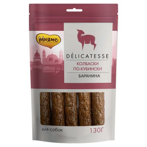 МНЯМС ЛАКОМСТВО Д/СОБАК КОЛБАСКИ ПО-КУБИНСКИ 130Г. (ВЕТ.)