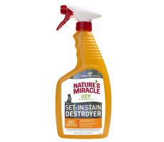 НЭЙЧЕС МИРАКЛ СПРЕЙ УНИЧТОЖИТЕЛЬ ПЯТЕН,ЗАПАХОВ ОТ КОШЕК АКТИВ.КИСЛОРОД 709МЛ. (ВЕТ.) [NATURE'S MIRACLE]