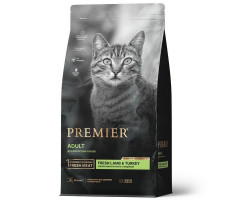 ПРЕМЬЕР CAT LAMB&TURKEY ADULT КОРМ Д/КОШЕК СВЕЖ.МЯСО ЯГНЕНКА С ИНДЕЙКОЙ 400Г. (ВЕТ) [PREMIER]
