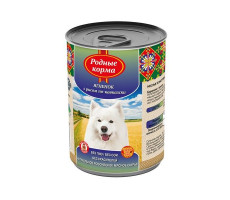 РОДНЫЕ КОРМА КОНСЕРВА Д/СОБАК ЕЛЕЦ ЯГНЕНОК+РИС ПО-КАВКАЗСКИ 970Г. (ВЕТ.)