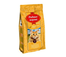 РОДНЫЕ КОРМА КОРМ СУХ. Д/ВЗРОСЛ. КОШЕК КУРИЦА 0,409КГ. (ВЕТ.)