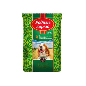 РОДНЫЕ КОРМА КОРМ СУХ. Д/ВЗРОСЛ. СОБАК ЯГНЕНОК С РИСОМ 2,045КГ. (ВЕТ.)