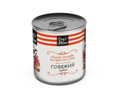 ДОГС МЕНЮ КОНСЕРВЫ Д/ВЗРОСЛ. СОБАК ГОВЯЖИЙ ПУДИНГ 750Г. (ВЕТ.) [DOG'S MENU]