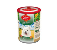 РОДНЫЕ КОРМА КОРМ ВЛАЖН. Д/СОБАК МЯСНЫЕ КУСОЧКИ В СОУСЕ ПО-СУЗДАЛЬСКИ 970Г. Б/КРЫШКИ (ВЕТ.)